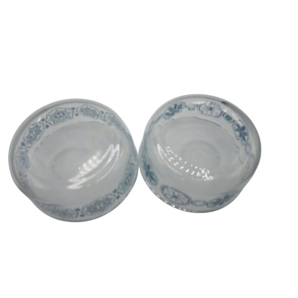 Lot Of 2 7inch Pyrex 1980s Mixing Bowl No Plastic Lids - Picture 8 of 10